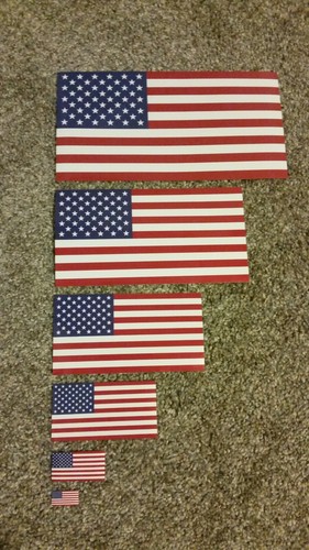 Adesivo bandiera americana - bandiera,