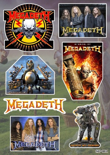 Megadeth sticker pack - megadeth,