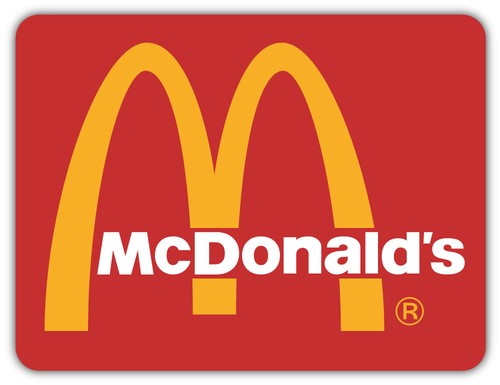 Adesivo logo mcdonald - logo, mcdonald's