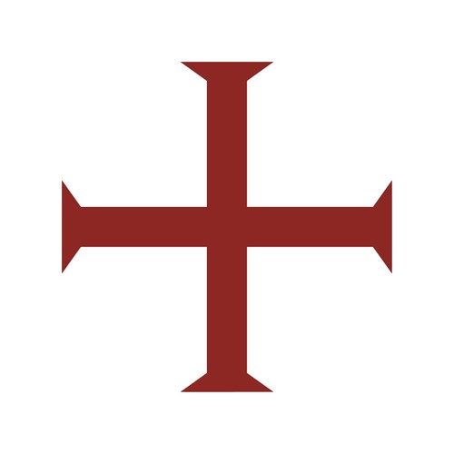 Adesivo decalcomania croce - decalcomania,
