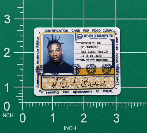 Adesivo carta identità wu - adesivo,