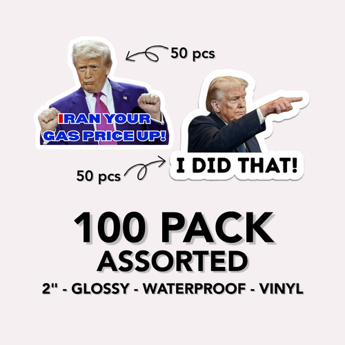 Adesivi trump fatto - trump,