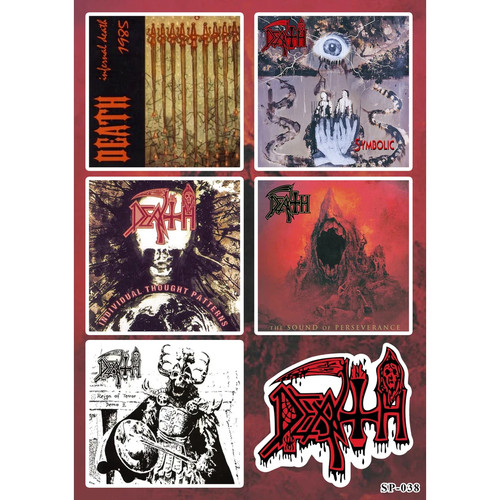 Death albums sticker pack - albums,
