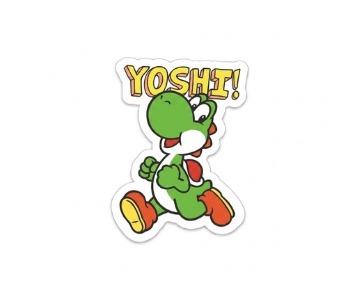 Adesivo yoshi retro - adesivo,