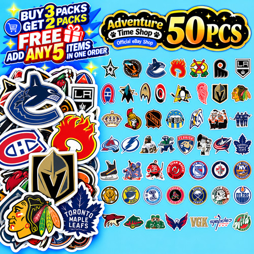 Pezzi adesivi nhl hockey - adesivi,