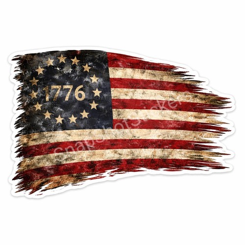 Adesivo vinile 1776 betsy ross - vinile,