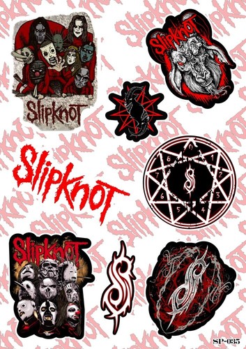 Confezione adesivi slipknot - confezione,