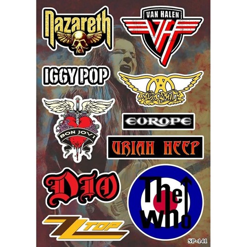 Confezione adesivi heavy - confezione, metal