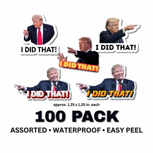 Adesivi trump fatto - adesivi,