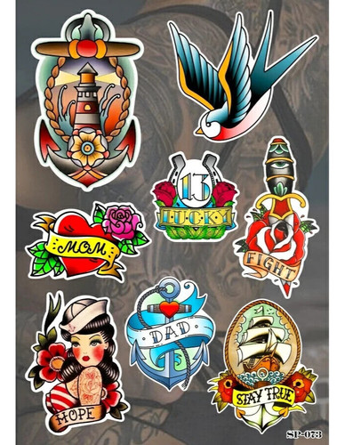 Confezione adesivi tatuaggio - confezione,