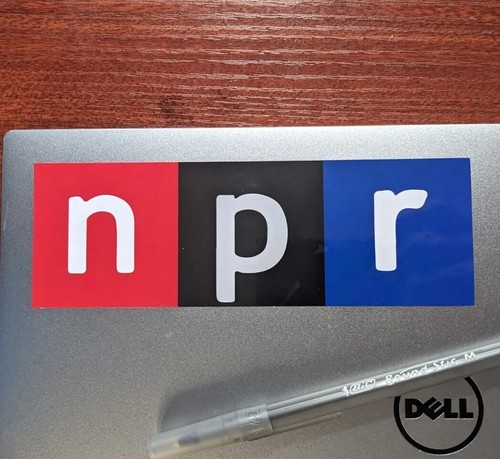 Adesivo npr radio pubblica - adesivo,