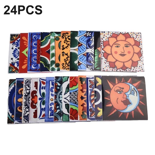 24pcs fai mosaico - te,