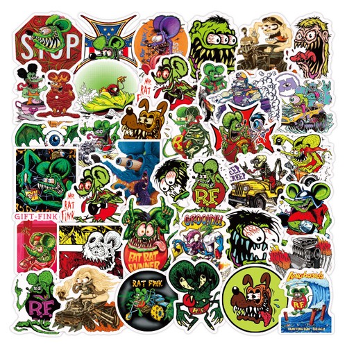 100 pezzi adesivo rat - fink, per