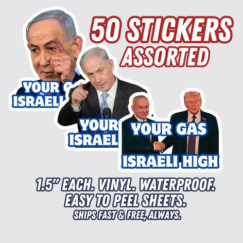 Your gas israeli high stickers - gas,