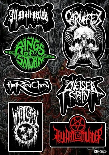 Adesivi deathcore whitechapel - deathcore,